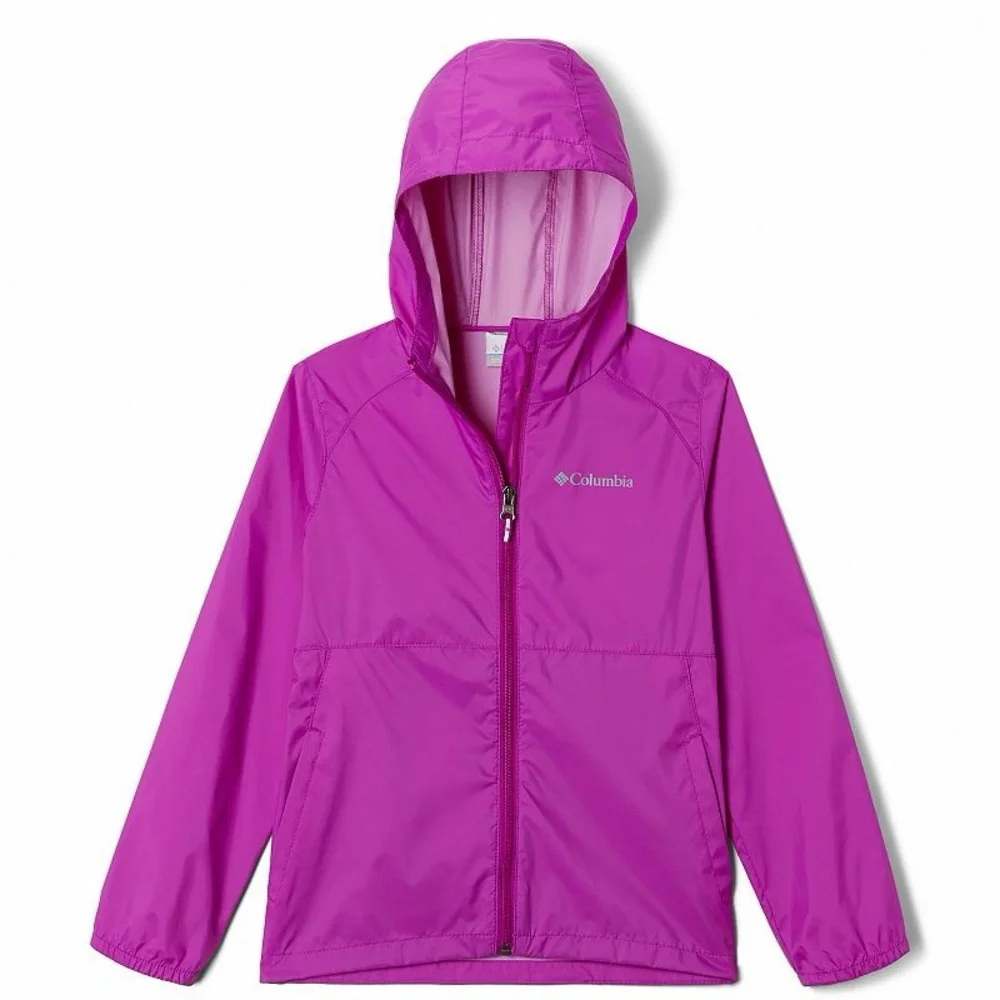 Columbia Girls Switchback II Water-Resistant Jacket (Bright Plum)
